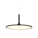 VONN VMC31820 Salm 1-lt 24" LED Chandelier - Black