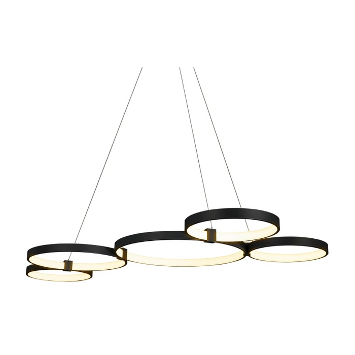 VONN VMC32410 Capella 5-lt 50" LED Chandelier - Black