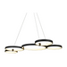 VONN VMC32410 Capella 5-lt 50" LED Chandelier - Black