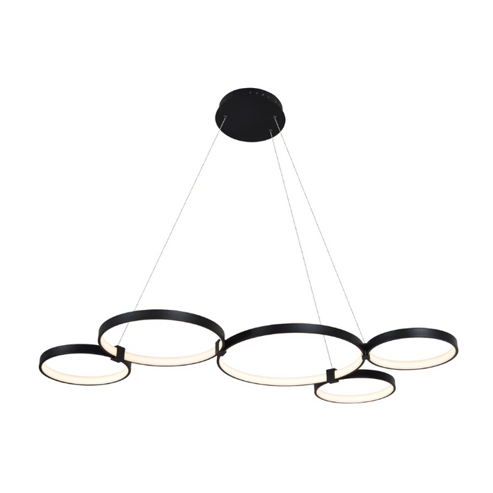 VONN VMC32410 Capella 5-lt 50" LED Chandelier - Black