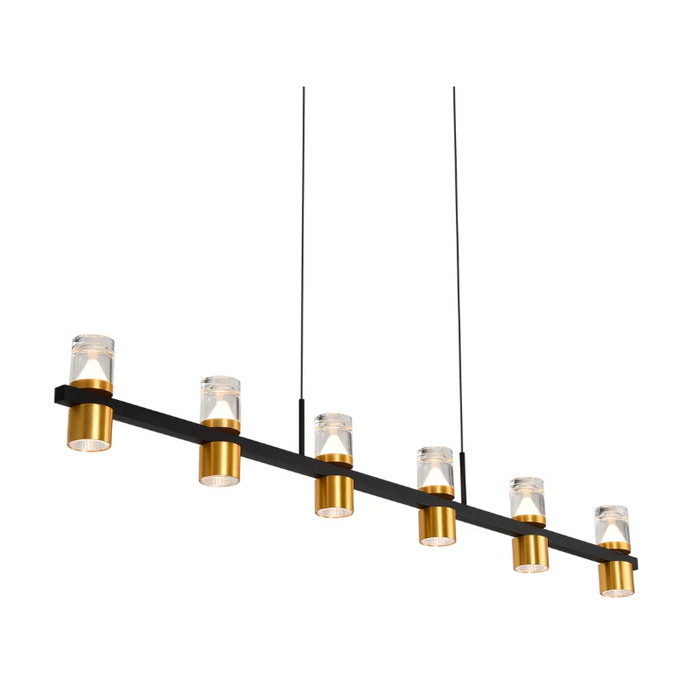 VONN VMC34247 Artisan Ellegi 6-lt 47" LED Linear Chandelier