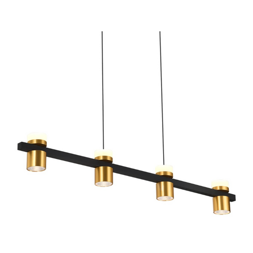 VONN VMC34334 Artisan Ferro 4-lt 34" LED Linear Chandelier