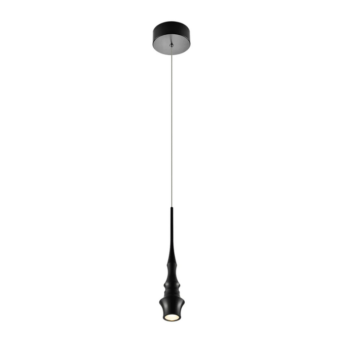 VONN VMP26610 Polaris 1-lt 3" LED Pendant - Black