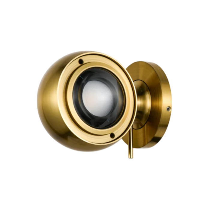 VONN VMWA004201A008 3" 8W ORBIT LED Adjustable Wall/Ceiling Downlight - Antique Brass