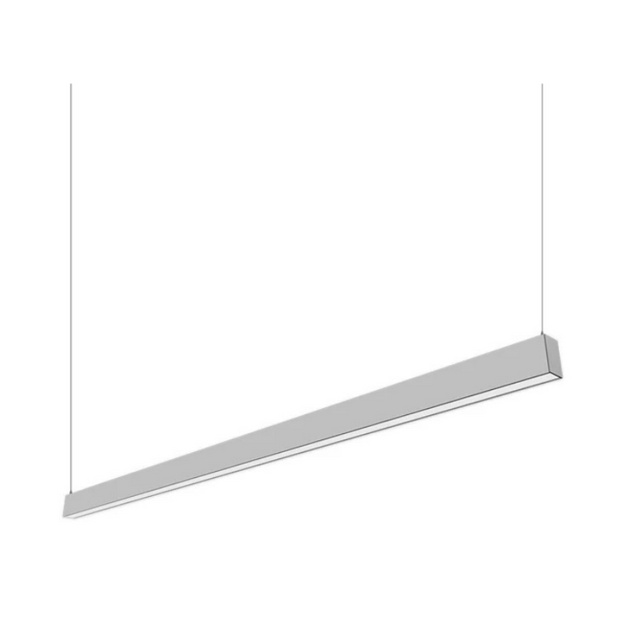 VONN VSL4D10035K 4-ft Slim LED Direct Downlight Suspended/Surface Mount Linear Light - Aluminum