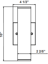 Westgate WMC2 2" 12W LED Outdoor Cylinder Lights, Multi-CCT, Up/Down Light