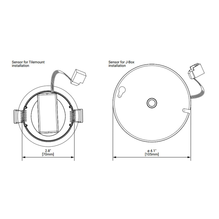 WaveLinx WTA Tilemount Sensor Kit