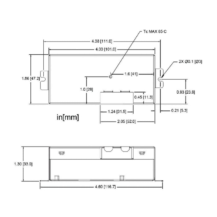 Hatch XAC34 34W Key Programmable Constant Current LED Driver, 0-10V Dimming