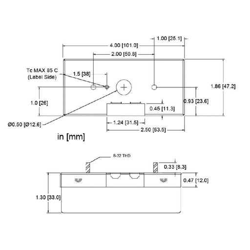 Hatch XRC34 34W Key Programmable Constant Current LED Driver, Phase Dimming