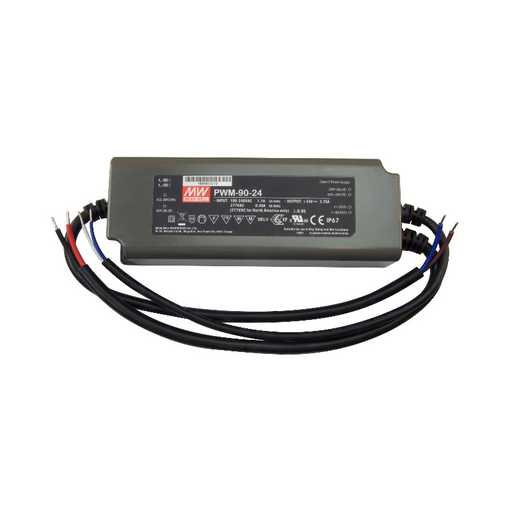 Diode LED 24V 90W Commercial Grade 0-10V Dimmable Driver with Junction Box