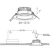 Dals DCP-DDP4 Etch Pro 4" Smart Regressed Recessed Light, RGB+CCT