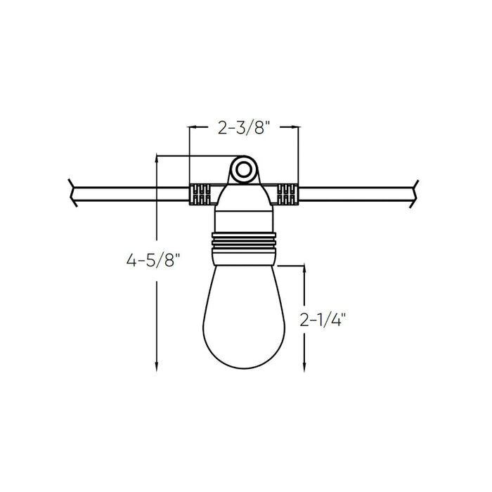 Dals DCP-STG48 Orion 48-ft Outdoor String Light