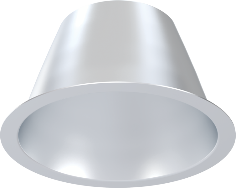 Lithonia LO8 8" Round Clear Downlight Reflector & Trim