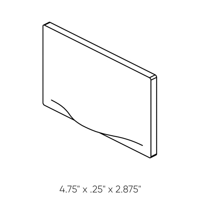 Dals LEDSTEP006D Arc 3" LED Recessed Horizontal Step Light, 3000K