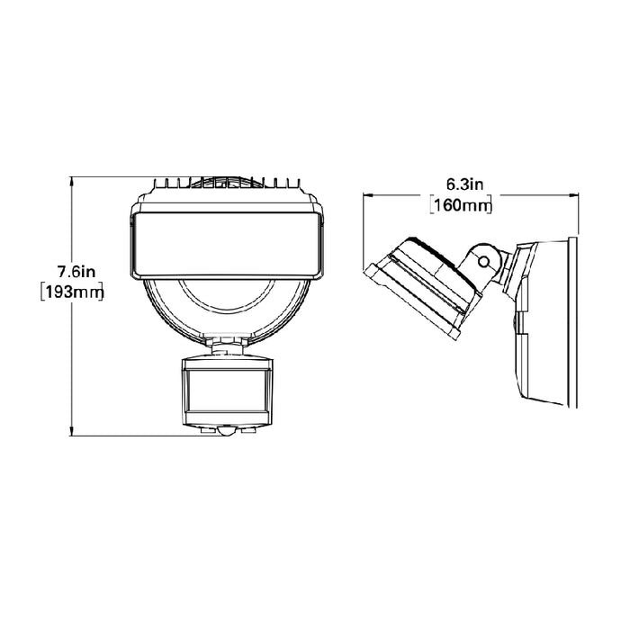 Halo TGS 27W LED Security Floodlight, Motion Activated