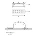 Dals MSL5-CC 6" Pinpoint Multi-Spot Recessed Downlight, 5CCT Selectable