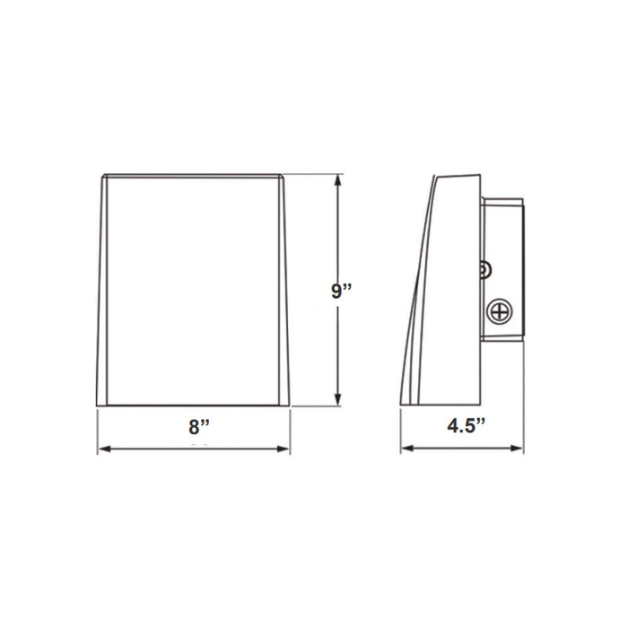 Westgate LWAX-MD-15-50W-MCTP 15W/20W/30W/50W Gen. 2 Adjustable LED Wall Pack, 4CCT & Lumen Selectable