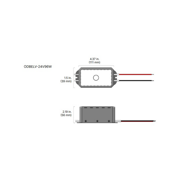 Diode LED OMNIDRIVE Basics 24V 96W ELV Electronic Dimmable Driver