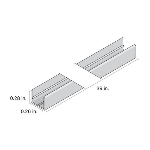 Diode LED Linaire Flex Micro Side Bend Mounting Channel