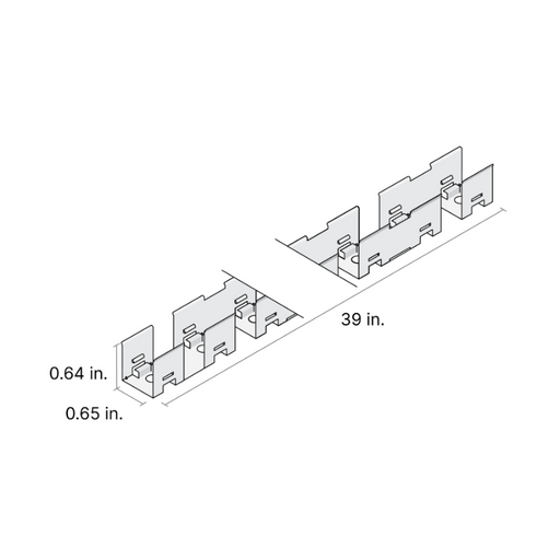 Diode LED Linaire Flex Top Bend Mounting Spine Channel