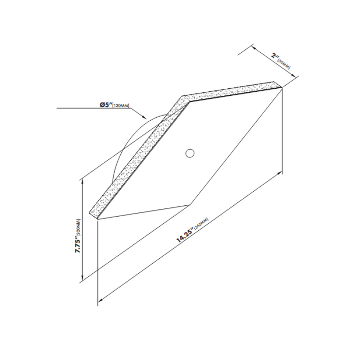 VONN VSSW1114 Silva 1-lt 14" Integrated LED Wall Sconce with Motion Sensor