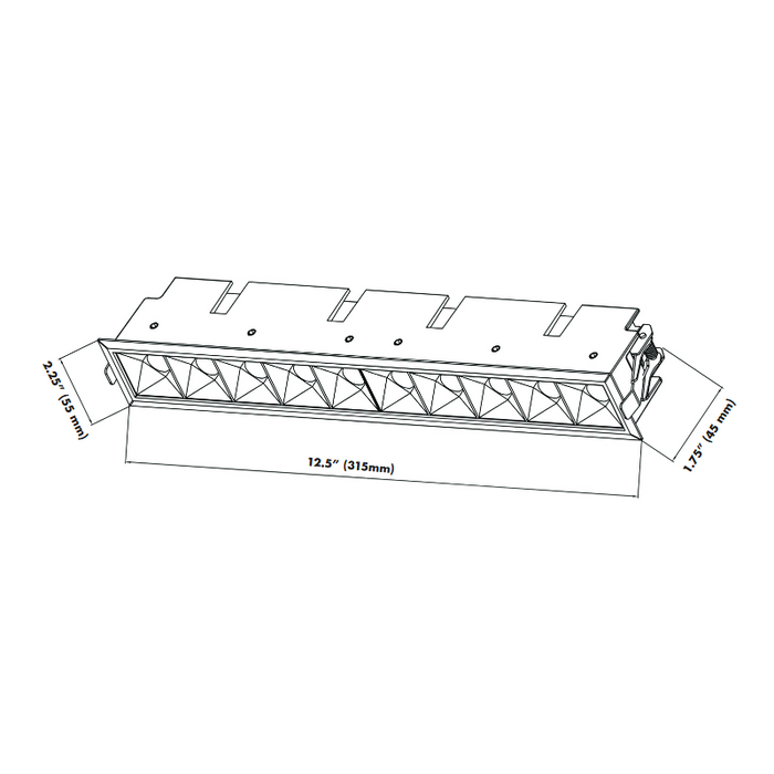 VONN VMDL000610A024 13" RUBIK 10 Lights LED Fixed Recessed Downlight with Trim