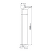 VONN VOB192208 Modern 32" Integrated LED Bollard Light