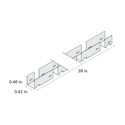 Diode LED Linaire Flex Mini 3D Bend Mounting Spine Channel