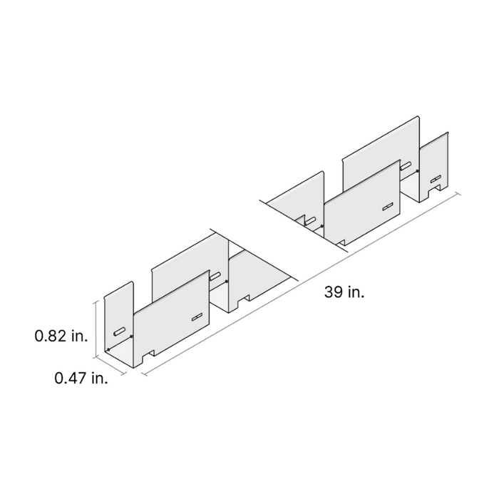 Diode LED Linaire Flex Side Bend Mounting Spine Channel