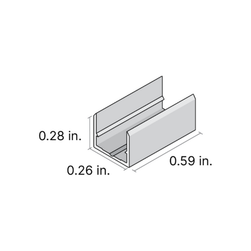 Diode LED Linaire Flex Micro Side Bend Mounting Clip, 2-Pack