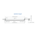 VONN VTG2916FL 2-ft T-Grid LED Recessed Linear Light