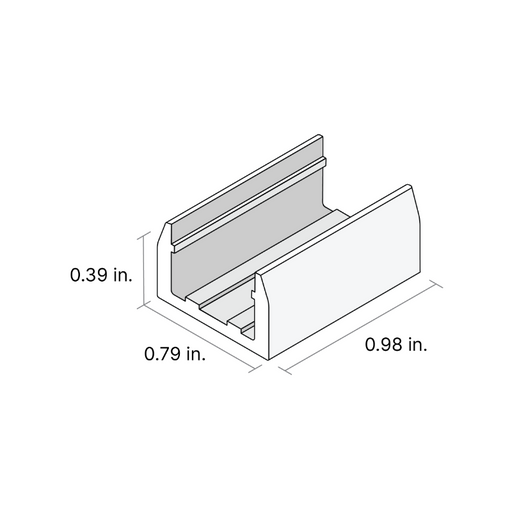 Diode LED Linaire Flex Top Bend Mounting Clip, 2-Pack