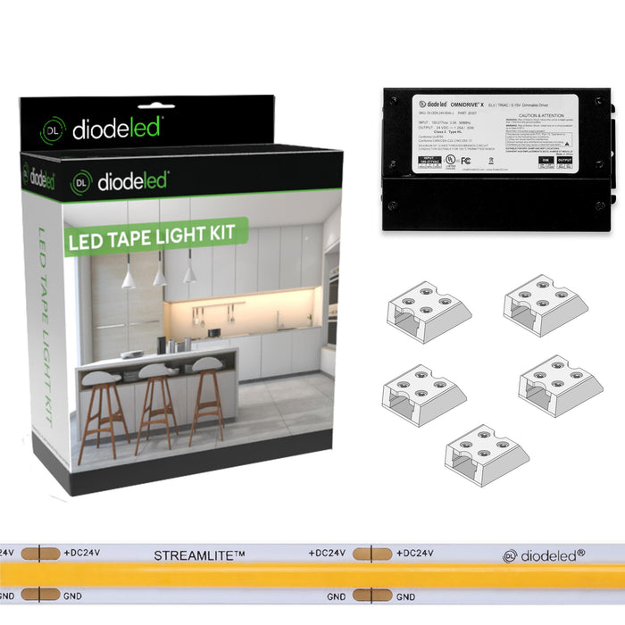 Diode LED Streamlite 24V Diffused LED Linear Light Kit