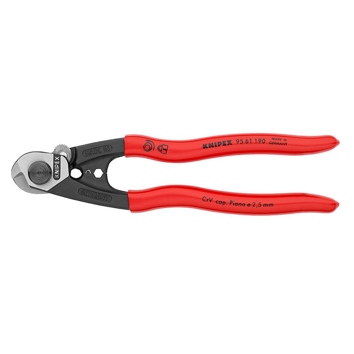 Knipex 95 61 190 SBA 7" Wire Rope Cutters