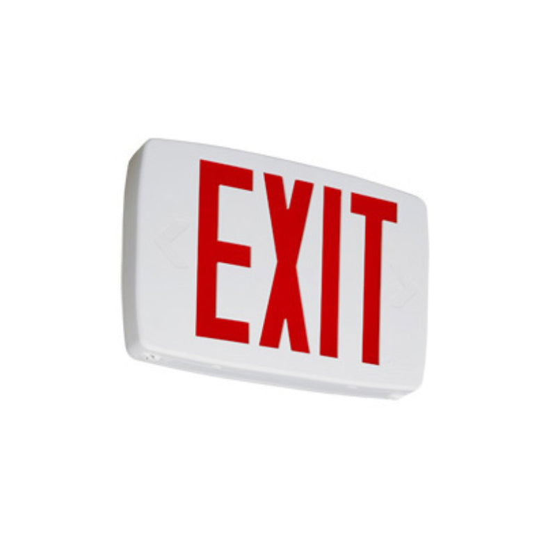 Lithonia LQM Quantum LED Exit Sign with Battery Backup, Single Face