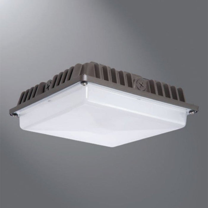 Lumark CLCSLED 56W LED Low Profile Canopy Light Surface Mount 120-277V, 70CRI, 4000K  with Button Photocontrol