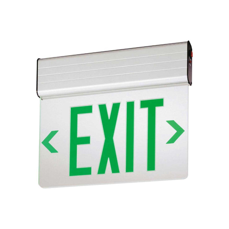 Lithonia Edg Led Edge-lit Surface Mount Exit Sign, Single Face